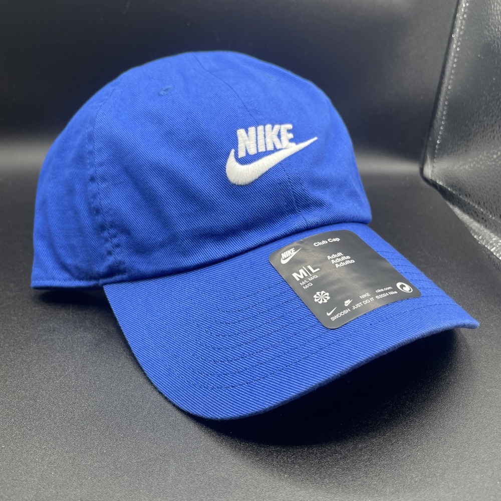 NWT Unisex Nike Club Unstructured Futura Wash Cap M/L Hat Ball cap